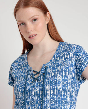 Abitino Donna Estivo fantasia etnica 100% cotone Admas 61373