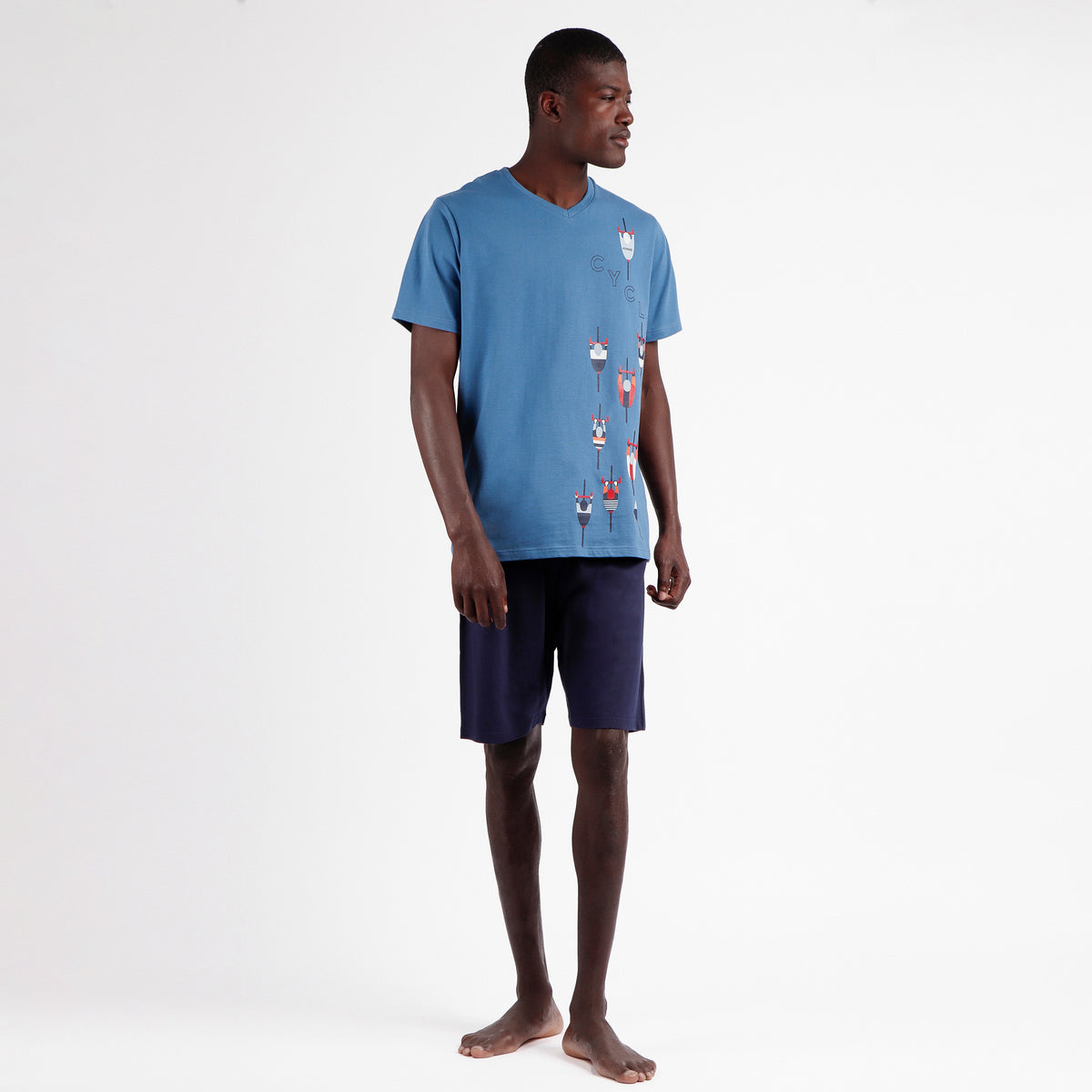 Pigiama uomo casual in puro cotone Admas 62107