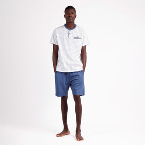 Pigiama uomo fantasia cotone Admas Classic 62111 azul