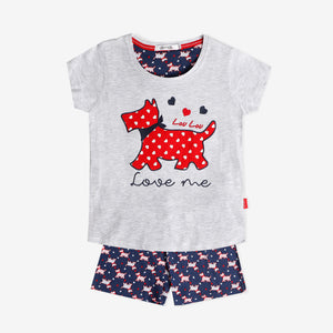 Pigiama bambina Admas 62351 cagnolini cotone