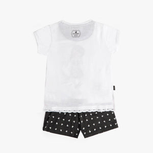 Pigiama bimba corto estivo bambolina Addams Santoro 62401