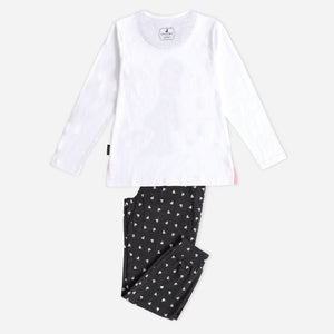 Pigiama bimba lungo cotone Mercoledì Addams Santoro 62403