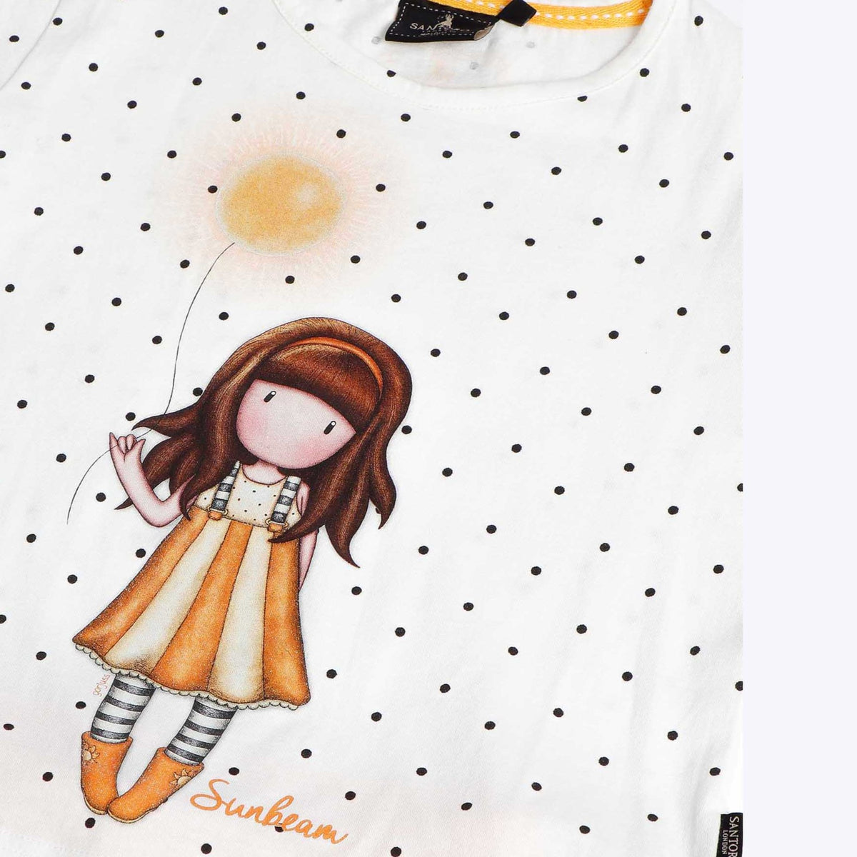 Pigiama bambina Santoro Gorjuss 62405 corto 100% cotone