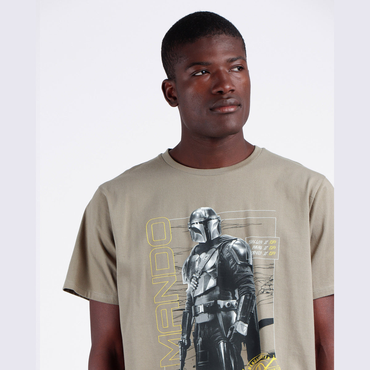 Pigiama uomo corto Mandalorian 62482 kaki