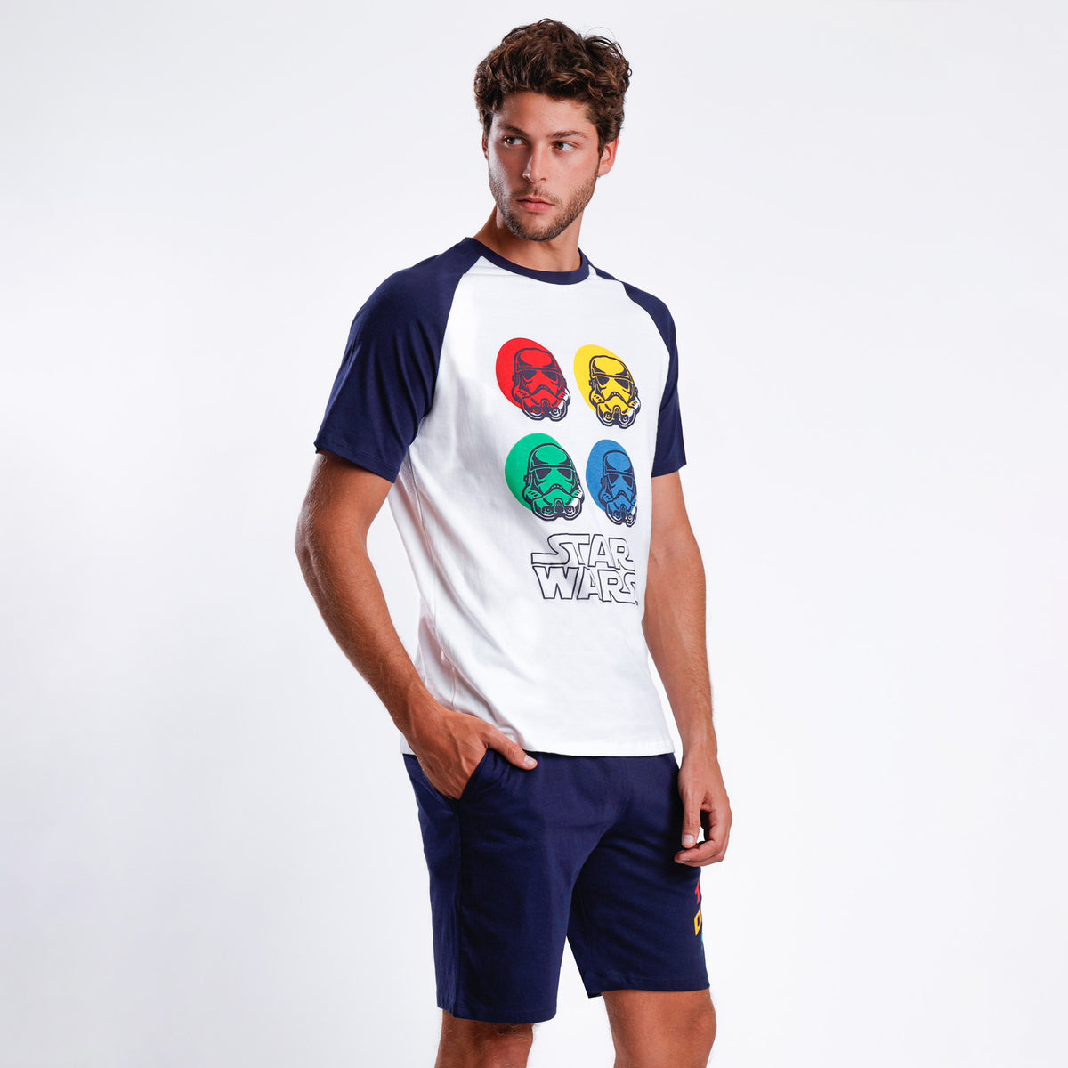 Pigiama uomo Star Wars cotone 62487 navy