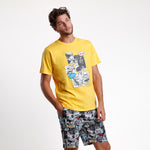 Pigiama uomo estivo Star Wars 62489 100% cotone