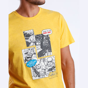 Pigiama uomo estivo Star Wars 62489 100% cotone
