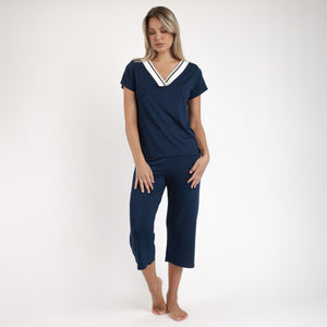Pigiama donna pantalone capri viscosa Admas