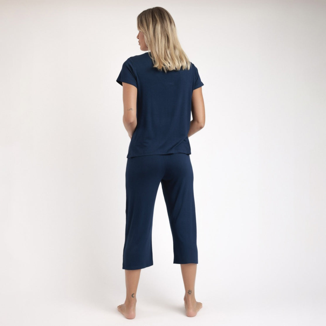 Pigiama donna pantalone capri viscosa Admas