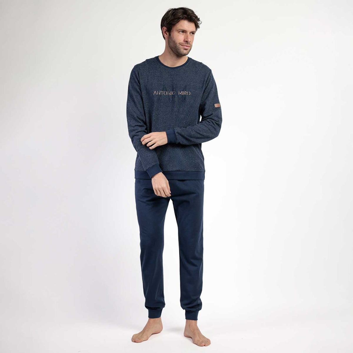 Pigiama uomo caldo cotone Antonio Miro Admas 63184