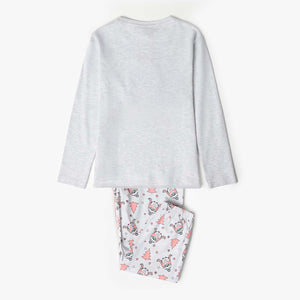 Pigiama bimba caldo cotone con gufo 3D Admas 63351