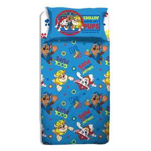 Completo Letto 1 Piazza Paw Patrol 100% cotone