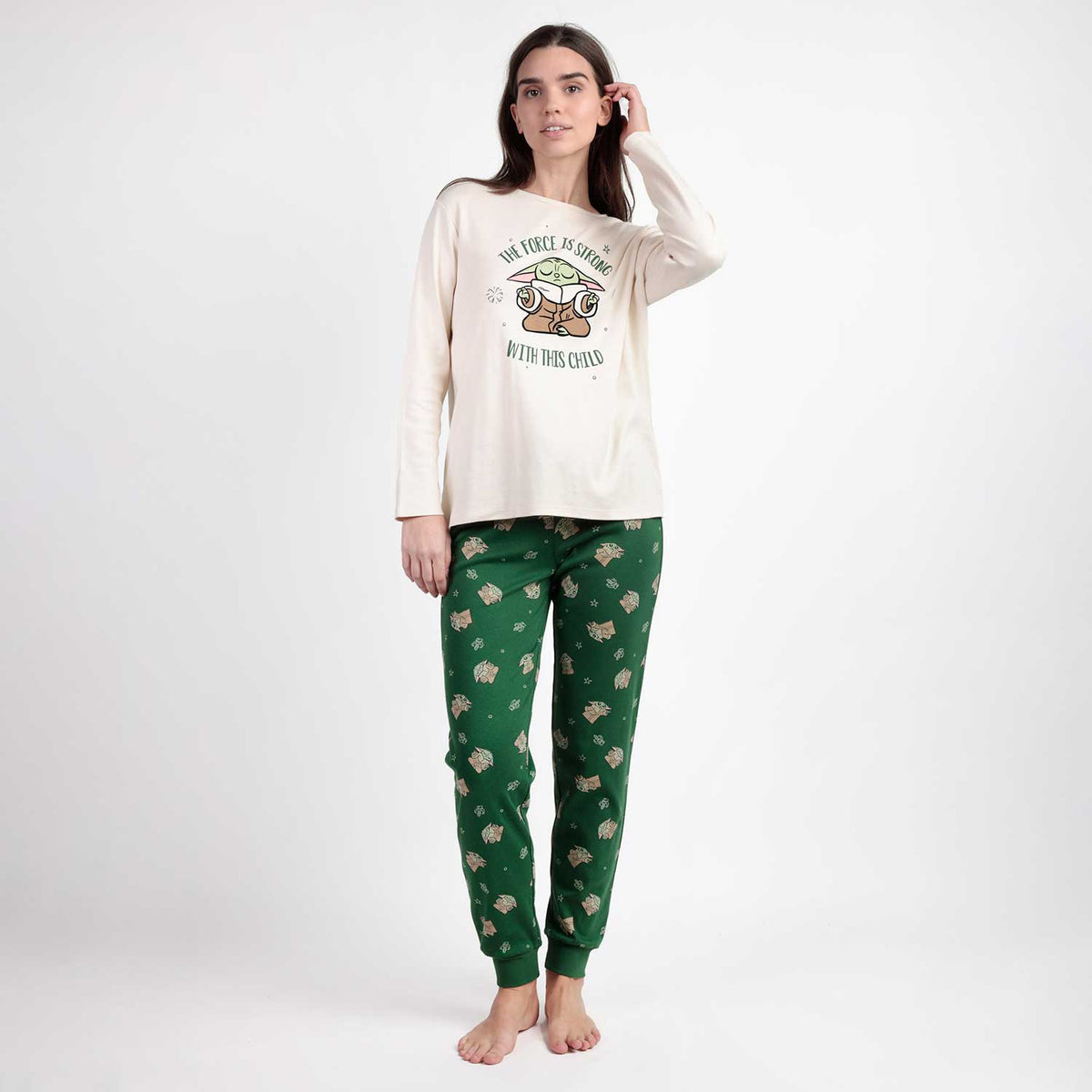 Pigiama donna caldo cotone Star Wars 63526