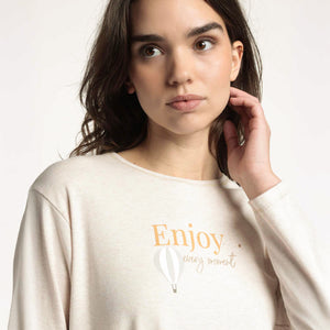 Pigiama donna Enojoy in caldo cotone Admas 63589