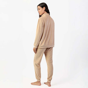 Pigiama donna ciniglia a coste Admas 63649