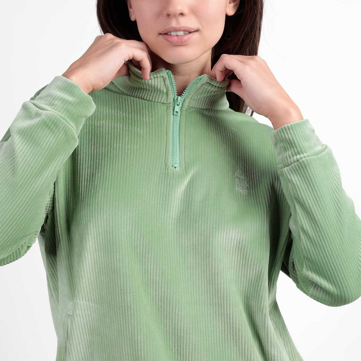 Pigiama donna ciniglia a coste Admas 63649