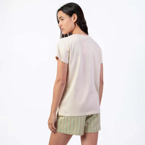 Pigiama donna stampa estate corto in cotone Admas 64064