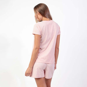 Pigiama donna corto con stelline cotone Admas 64112