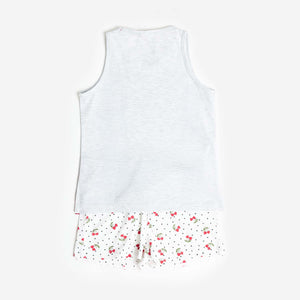 Pigiama bimba con pois e ciliegie cotone Admas 64352