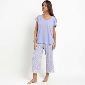 Pigiama donna pantalone capri cotone Admas 64582