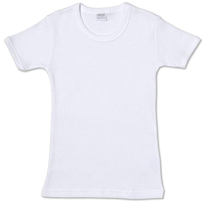 Maglia intima da bambino Ellepi 649 manica corta caldo cotone 3 pz
