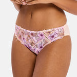 Slip donna pizzo floreale e microfibra Sans Complexe 669212