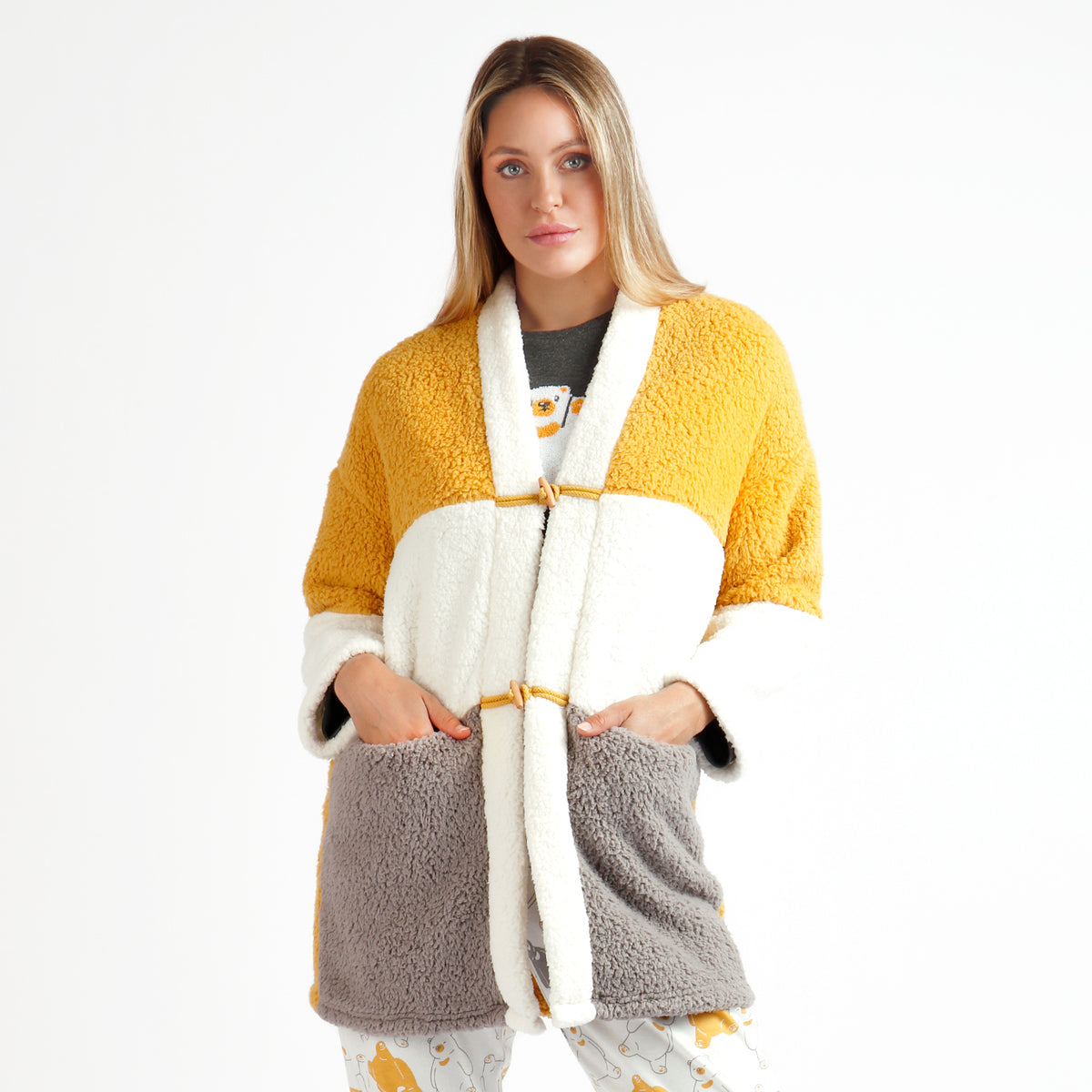 Giacca da camera con alamari donna tricolore Admas 67037