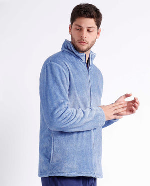 Giacca da camera con zip a collo alto uomo Admas 67053