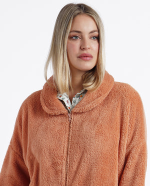 Giacca donna con zip Admas pile di coral 67097