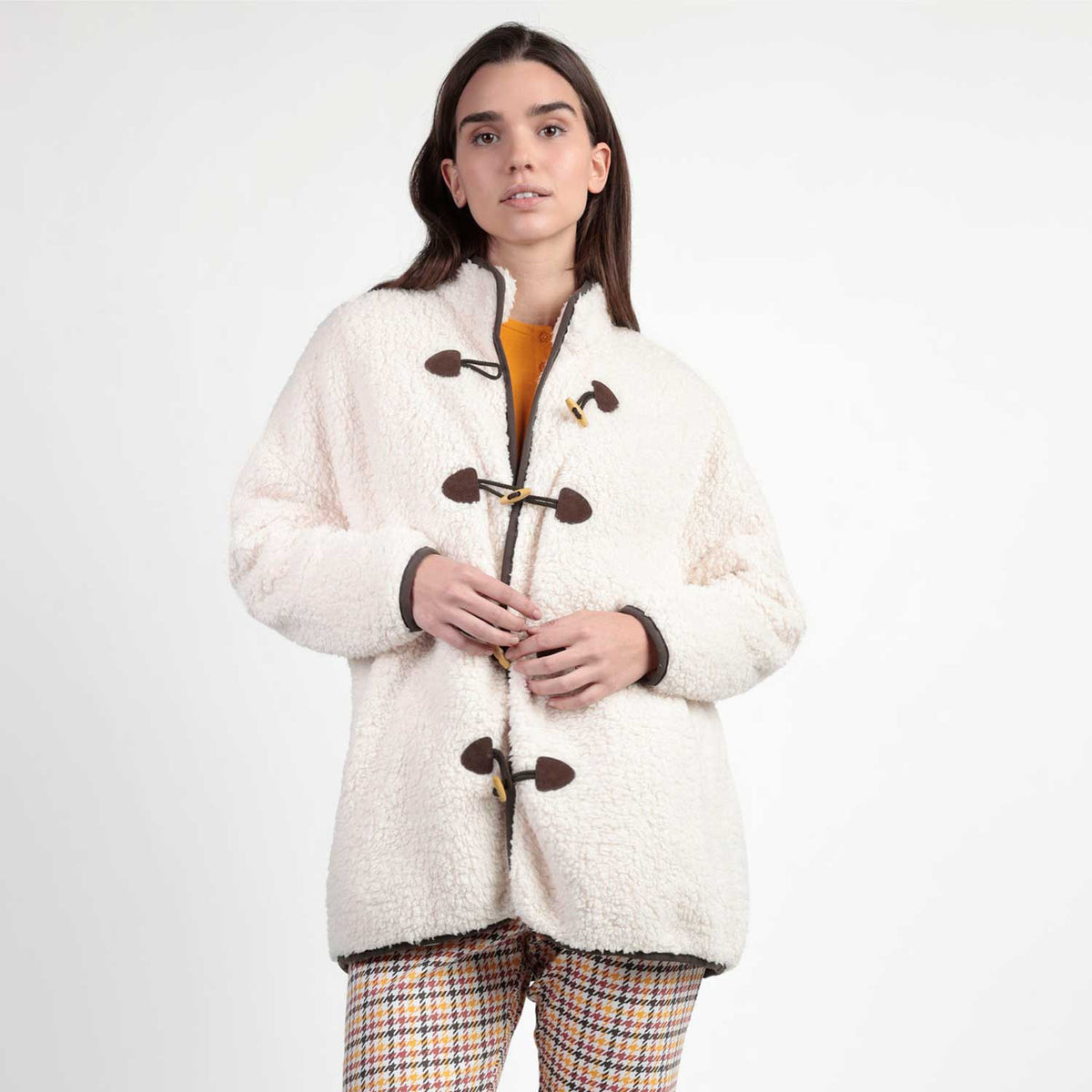 Giacca da camera donna in soffice sherpa Admas 67278