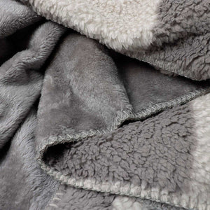 Coperta calda in sherpa double-face Admas 69108