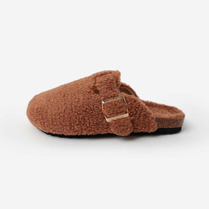 Pantofole donna antiscivolo in sherpa Admas 69128