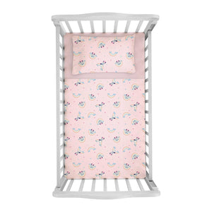 Completo lettino 100% cotone minnie Disney