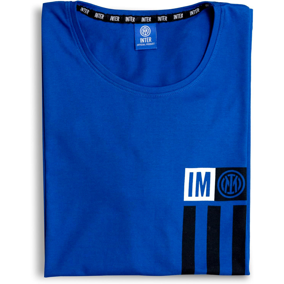 T-shirt maglia uomo girocollo 100% cotone ufficiale INTER