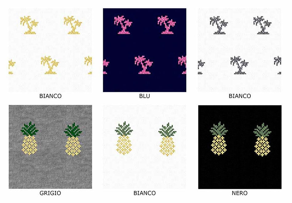 Calze da bambina Meritex 7543 fantasia tropical 6 paia