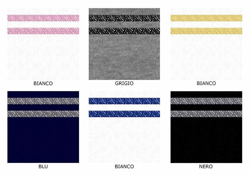 Calzini bambina Meritex 7545 in cotone assortiti 6 paia
