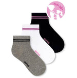 Calzini bambina Meritex 7545 in cotone assortiti 6 paia