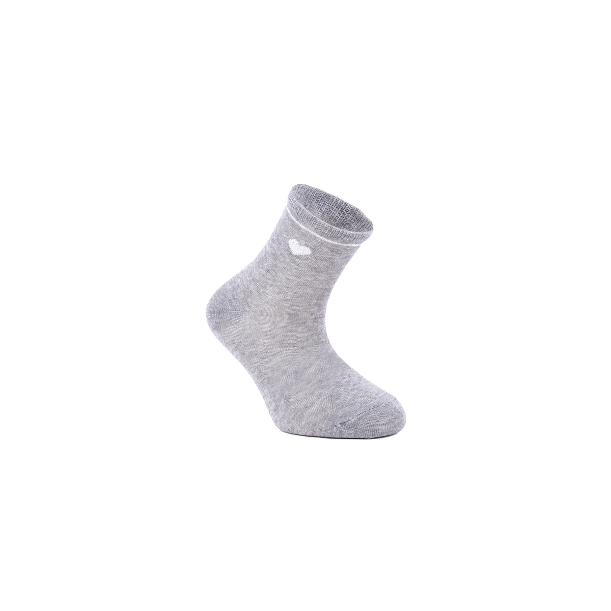 Calze corte bimba Meritex 7572 con cuoricino lurex 6 paia