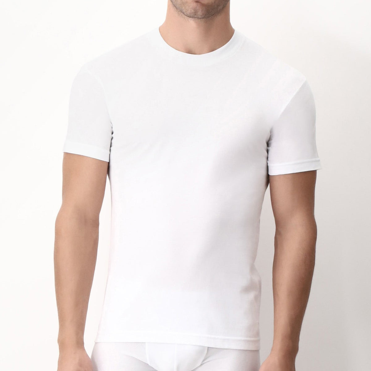 Maglia intima uomo Cagi 1306 cotone girocollo manica corta