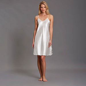 Sottoveste donna spalla stretta Andra 832 raso setificato