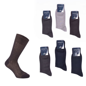 Calze uomo filo di scozia Nottingham 850Bis corte 6 paia