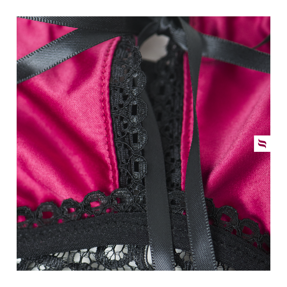 Sexy vestaglietta donna + perizoma Obsessive 861-pei-5