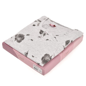 Pigiama donna corto Cippi 8682-S23 cotone grigio melange