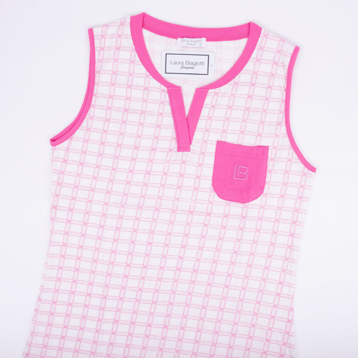 Pigiama donna Laura Biagiotti 96396 corto fucsia