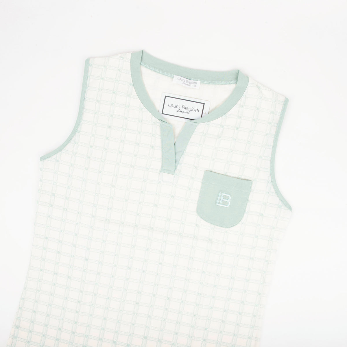 Pigiama donna Laura Biagiotti 96396 corto menta