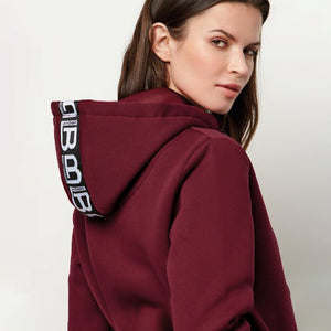 Tuta donna felpata bordeaux Laura Biagiotti BOS 96573S