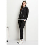 Tuta donna felpata nera Laura Biagiotti BOS 96580S