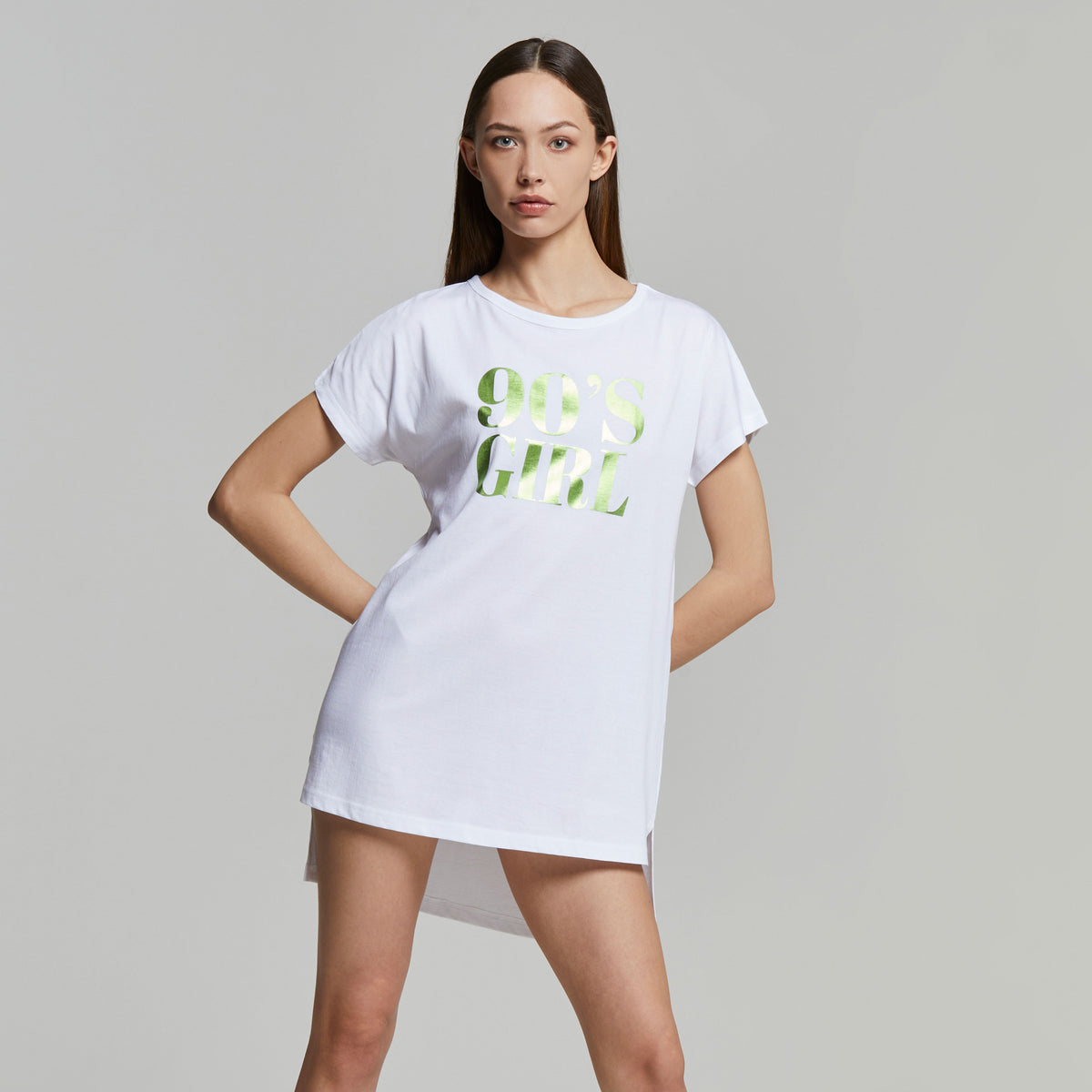 Maxi t-shirt in cotone abito casa Pompea Carina