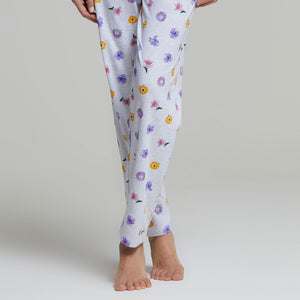 Pigiama cotone lungo donna farfalle Pompea