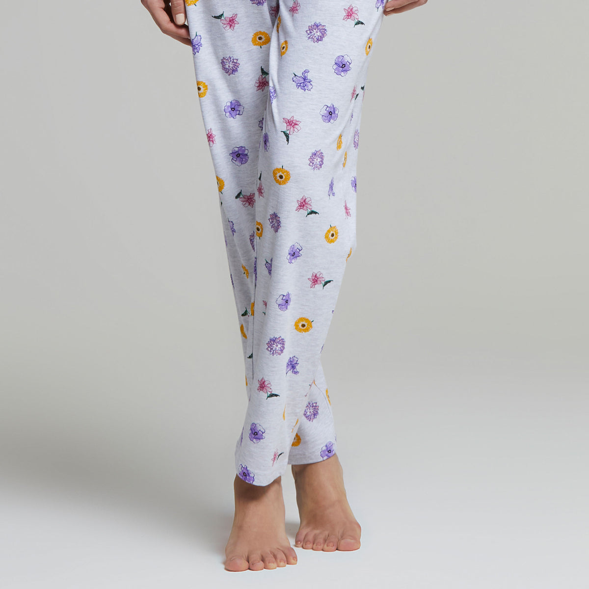 Pigiama cotone lungo donna farfalle Pompea